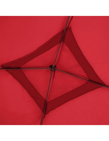 Toldo Plegable Muebles de América 3.05x3.05m Rojo con Bolsa Toldo Plegable Muebles de América 3.05x3.05m Rojo con Bolsa