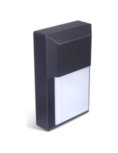 Lámpara de Pared LED Exterior LIT-PaTH 12W 1000 Lúmenes Negra