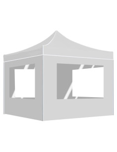 Carpa de Fiesta Plegable ZQQLVOO 290x290 cm Blanca Impermeable