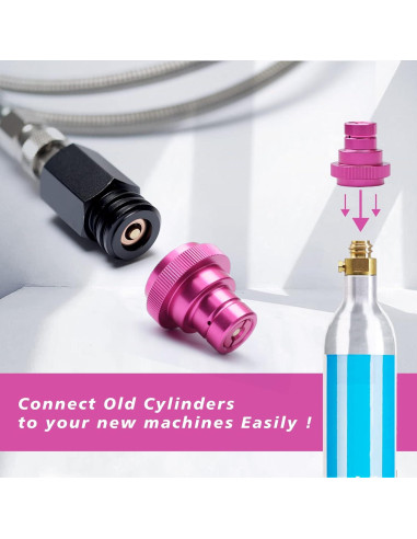 Adaptador Rápido CO2 YUXIVCNE TR21-4 para Máquina de Soda