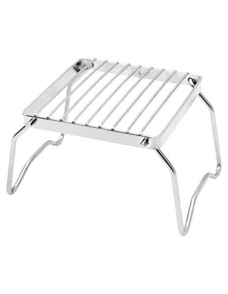 Parrilla de Camping DZRZVD Plegable Acero Inoxidable 304 15.88cm Parrilla de Camping DZRZVD Plegable Acero Inoxidable 304 15.88cm