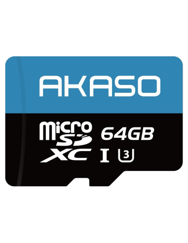 Tarjeta de Memoria microSDXC AKASO 64GB U3 100MB/s