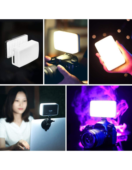 Luz de Video LED VIJIM VL120 Mini Recargable Bi-Color 3200K-6500K Luz de Video LED VIJIM VL120 Mini Recargable Bi-Color 3200K-6500K