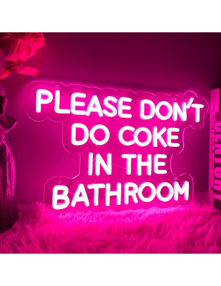 Luz de Neón LED ZPLNOSIN 40x26 cm Decoración Pared Rosa Luz de Neón LED ZPLNOSIN 40x26 cm Decoración Pared Rosa