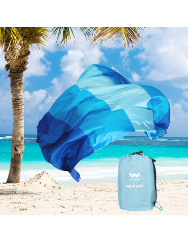 Manta de Playa WIWIGO 200x280 cm Impermeable y a Prueba de Arena