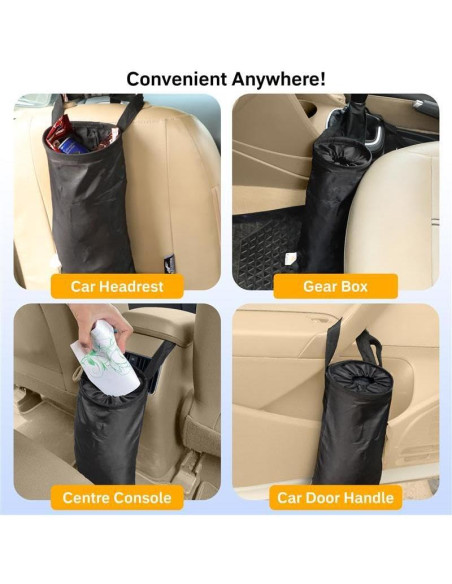 Bolsa de Basura para Auto EcoNour - 2 Paquete, Impermeable Bolsa de Basura para Auto EcoNour - 2 Paquete, Impermeable