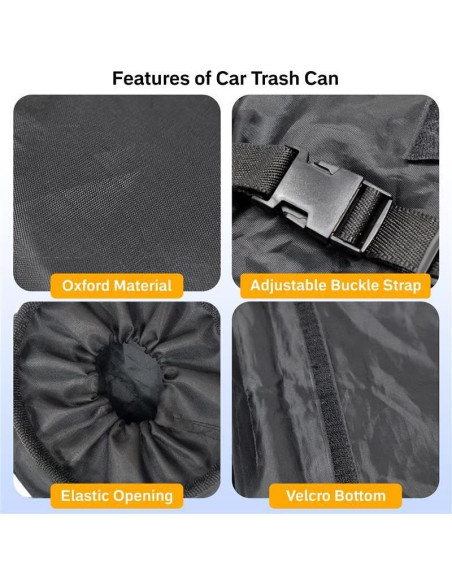 Bolsa de Basura para Auto EcoNour - 2 Paquete, Impermeable Bolsa de Basura para Auto EcoNour - 2 Paquete, Impermeable