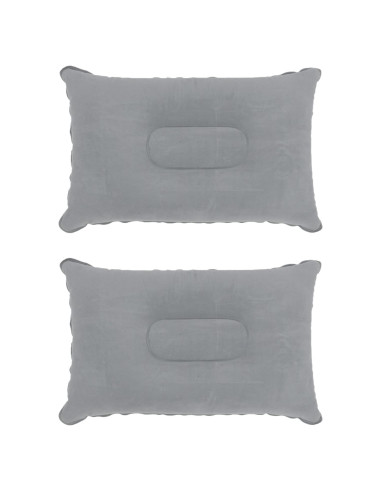 Paquete de 2 Almohadas Inflables LiXiongBao para Camping y Viajes