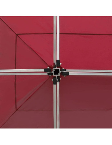Carpa Plegable SHARK SHIP 6x3m Impermeable Rojo Vino