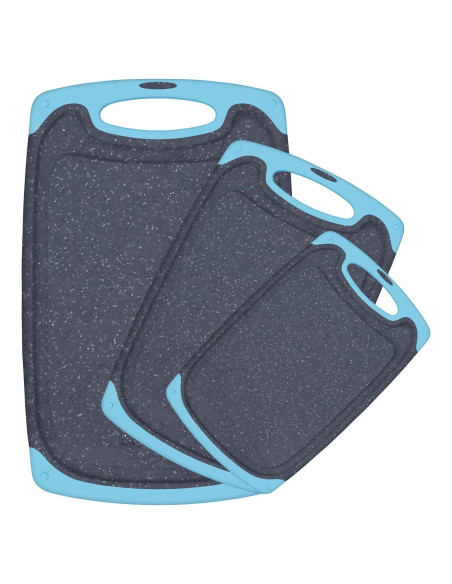 Juego de 3 Tablas de Cortar VIRETANG Antideslizantes Aqua Juego de 3 Tablas de Cortar VIRETANG Antideslizantes Aqua