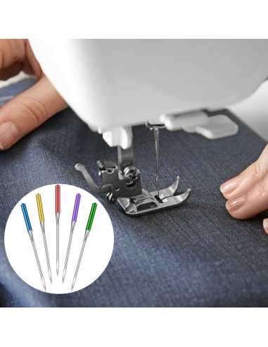 Agujas de Máquina de Coser WILLBOND 30 Pcs Punta Regular