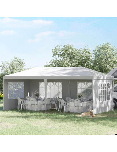 Carpa Grande para Fiestas Havemies 5.84m x 2.95m Blanca