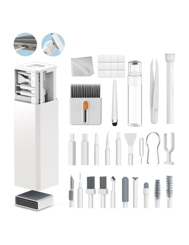 Kit de limpieza 34-en-1 Lynzaa Q20 para dispositivos electrónicos