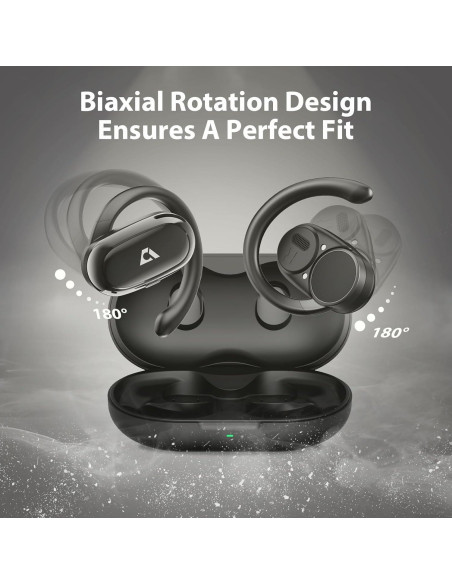Auriculares Inalámbricos 1Mii E35 Negro, 60 Horas Reproducción IPX4 Auriculares Inalámbricos 1Mii E35 Negro, 60 Horas Reproducción IPX4