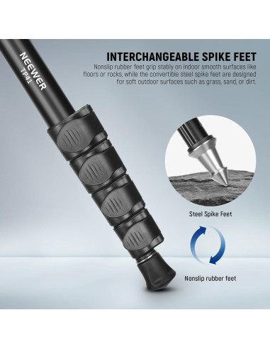 Monopie NEEWER TP41 155cm Aluminio para Cámara DSLR