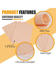 Kit de Piel de Práctica de Tatuaje 3MM + 10 Papeles Transferencia 2
