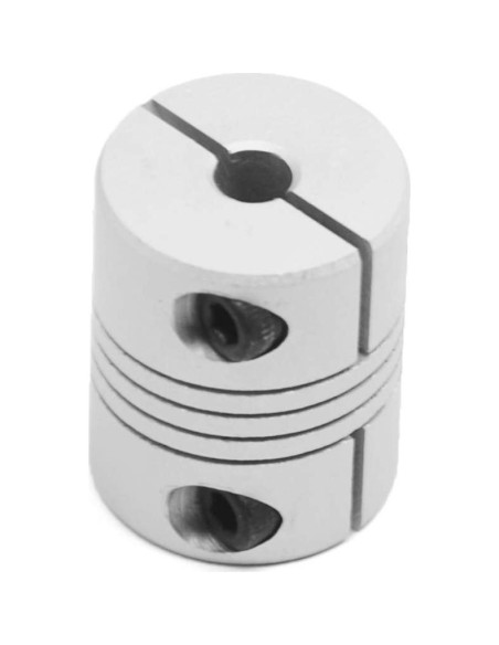 Acoplamiento de Eje Flexible 5-8mm Aluminio 25x20mm 2PCS Acoplamiento de Eje Flexible 5-8mm Aluminio 25x20mm 2PCS