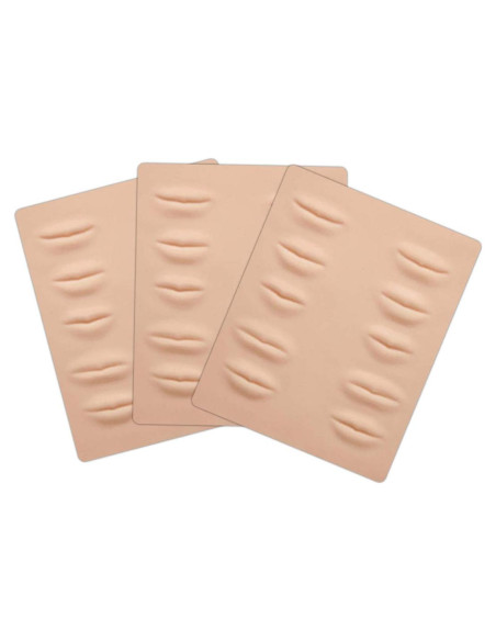 Pieles Falsas de Silicona MiMiLai para Labios 3 Hojas 3D Pieles Falsas de Silicona MiMiLai para Labios 3 Hojas 3D
