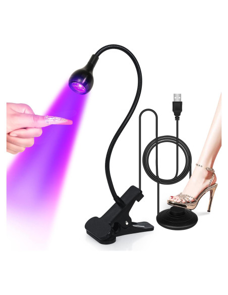 Lámpara UV LED para Uñas Krofaue - Secado Rápido con Brazo Flexible Lámpara UV LED para Uñas Krofaue - Secado Rápido con Brazo Flexible