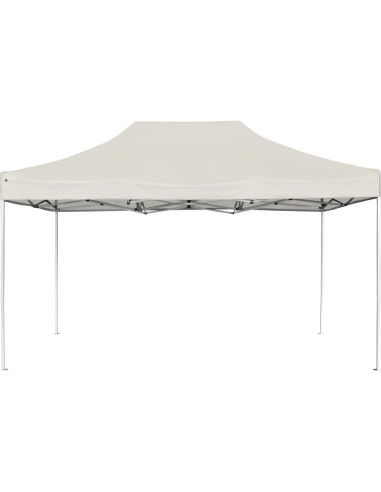 Carpa Plegable Profesional MOBCANT 4.3x2.9m Impermeable Crema