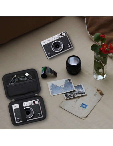 Funda Dura para Cámara Instantánea Fujifilm Instax Mini EVO Negra Funda Dura para Cámara Instantánea Fujifilm Instax Mini EVO Negra