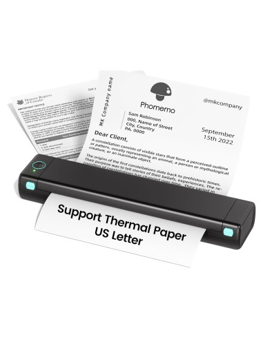 Impresora Portátil Phomemo M08F Bluetooth Térmica 203DPI