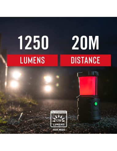 Linterna de Emergencia COAST EAL22 1250 Lúmenes LED Doble Color