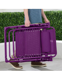 Silla Reclinable de Patio Plegable Mejor Opción Amatista 2