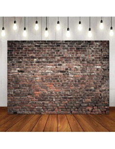 Telón de Fondo LTLYH 2.13x1.52m Ladrillo Rojo Vintage 2