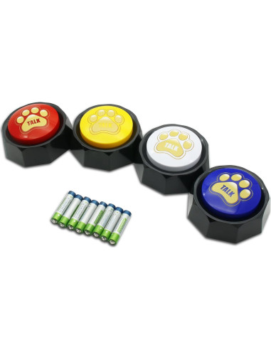 Botones Hablantes Grabables AN-BL para Entrenamiento de Mascotas