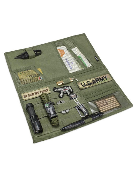 Organizador de Visera WYNEX Molle para Pickup F150 - Verde Militar Organizador de Visera WYNEX Molle para Pickup F150 - Verde Militar