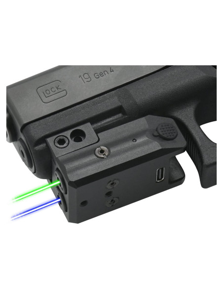 Mira Láser Doble HiLight P3BG Azul y Verde Recargable Mira Láser Doble HiLight P3BG Azul y Verde Recargable