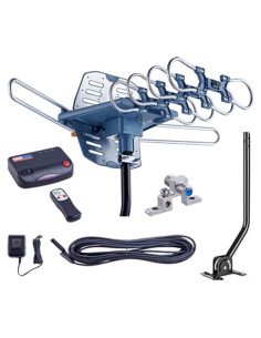 Antena de TV Exterior Amplificada Genérico BG2608 4K 1080P