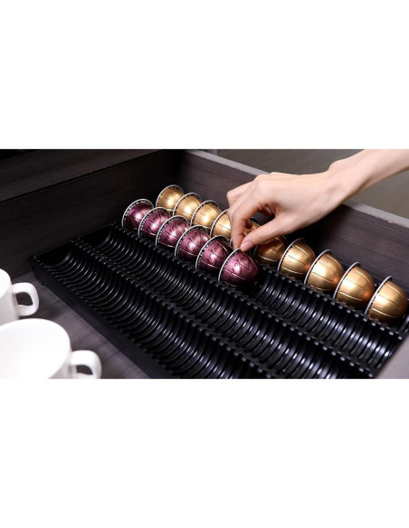 Sujeta Cápsulas de Café EVERIE NCT04 para Cajón - Negro Sujeta Cápsulas de Café EVERIE NCT04 para Cajón - Negro