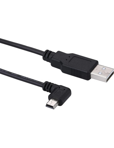 Cable USB A a Mini B 3M LARRITS 90 Grados para Carga y Datos