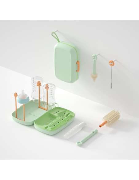 Kit de Limpieza 7 en 1 Northway para Botellas de Bebé Verde Kit de Limpieza 7 en 1 Northway para Botellas de Bebé Verde