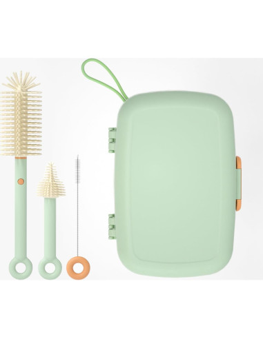 Kit de Limpieza 7 en 1 Northway para Botellas de Bebé Verde