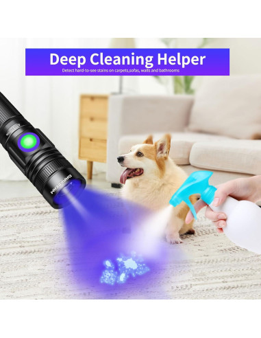 Linterna UV Recargable DARKBEAM A300 365nm Mini Portátil