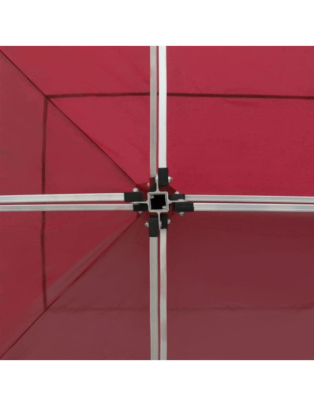 Carpa Plegable HXUHUWS 6x3m Aluminio Impermeable Rojo Vino Carpa Plegable HXUHUWS 6x3m Aluminio Impermeable Rojo Vino