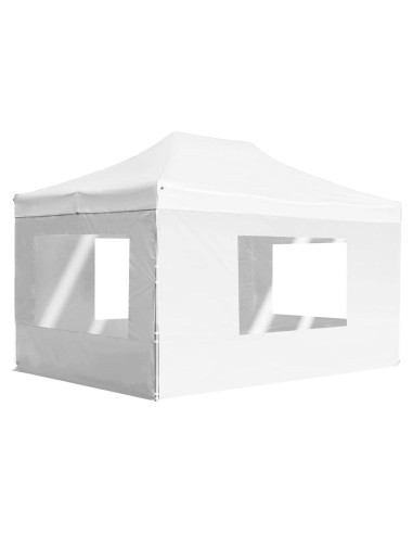 Carpa Plegable SHARK SHIP 4.5x3m Impermeable Blanca para Eventos
