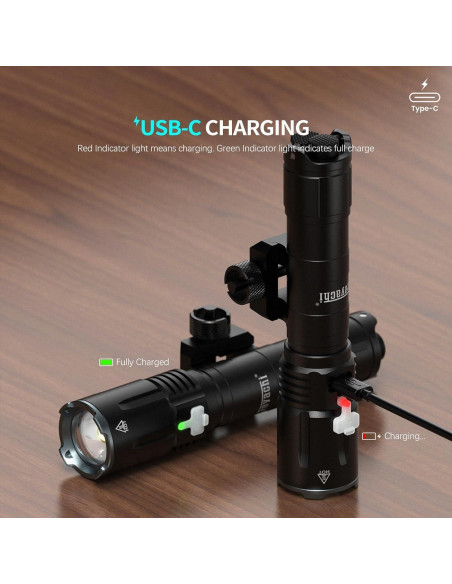 Linterna Recargable Feyachi FL27 2000 Lúmenes USB-C IPX7 Linterna Recargable Feyachi FL27 2000 Lúmenes USB-C IPX7