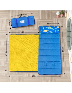 Manta de Siesta Primlect para Niños con Almohada Desmontable 139.7x88.9cm 2