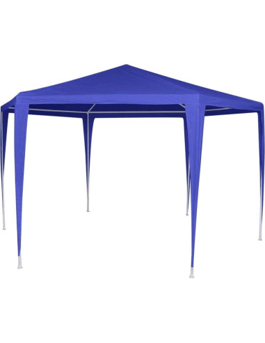 Carpa Gazebo Hexagonal ZQQLVOO 2.01m x 2.01m Azul