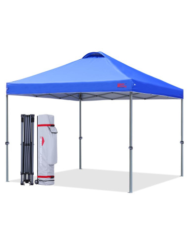 Carpa Plegable MASTERCANOPY 3.66x3.66m Azul Resistente UV