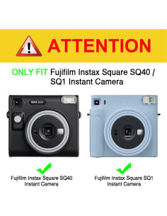 Funda Protectora Fintie para Cámara Fujifilm Instax SQ40/SQ1 - Cuero Vegano Azul 2
