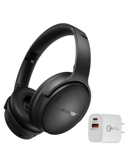 Auriculares Bose QuietComfort Inalámbricos Bluetooth con Cancelación de Ruido y Cargador 20W Auriculares Bose QuietComfort Inalámbricos Bluetooth con Cancelación de Ruido y Cargador 20W