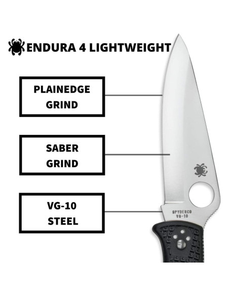 Cuchillo Plegable Spyderco Endura 4 Lightweight 9.65 cm Cuchillo Plegable Spyderco Endura 4 Lightweight 9.65 cm