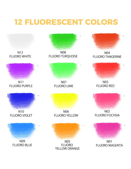 Pasteles Suaves Neón Artecho 12 Colores para Dibujar Pasteles Suaves Neón Artecho 12 Colores para Dibujar