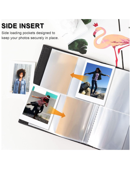 Álbum de Fotos Vienrose para Instax Mini 208 Imágenes Beige Álbum de Fotos Vienrose para Instax Mini 208 Imágenes Beige