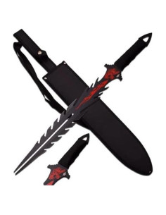 Espada Táctica Snake Eye 68.58 cm con Funda de Nylon